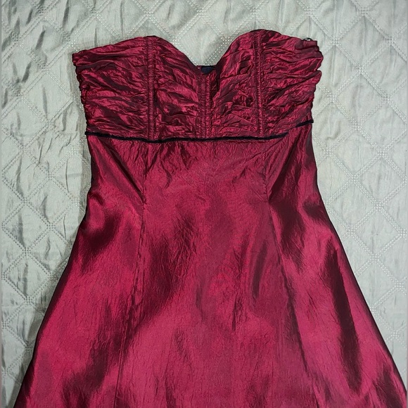 JESSICA MCCLINTOCK for GUNNE SAX Vintage Strapless Tea-Length Gown, Size 3, EUC - Picture 3 of 13